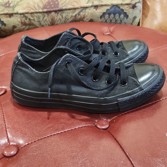 Black converse sneakers unisex - Picture 4 of 7